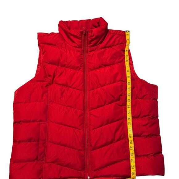 Lands' End Sz 1X Red Winter Puffer Vest Women's - Picture 6 of 6